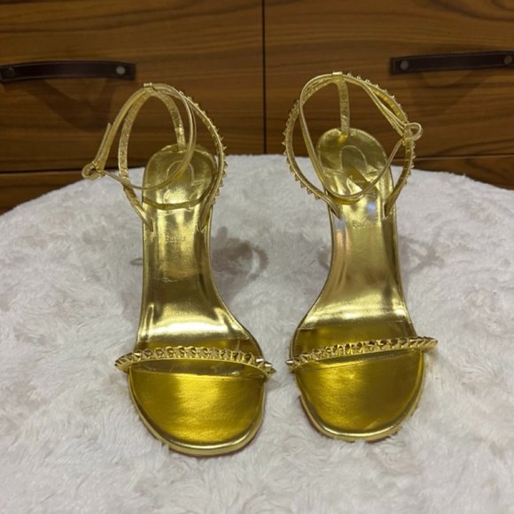 LOUBOUTIN SO ME GOLD HEEL SIZE 41 - Picture 2 of 5